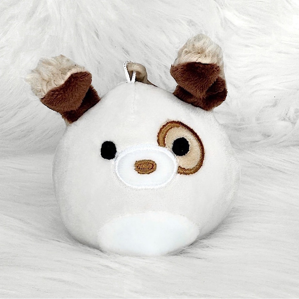 NWT Harrison the Dog squishmallow clip !!